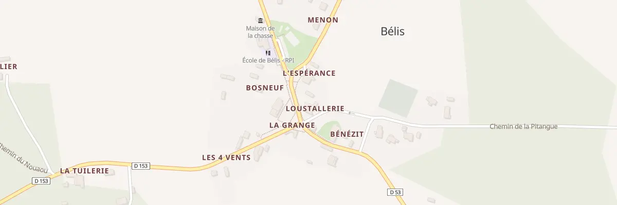 Plan du 8 Soubaneyre à Bélis