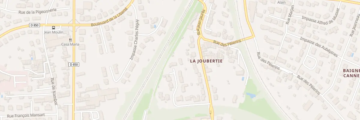 Plan du 8 Imp de la Jouberterie à Niort