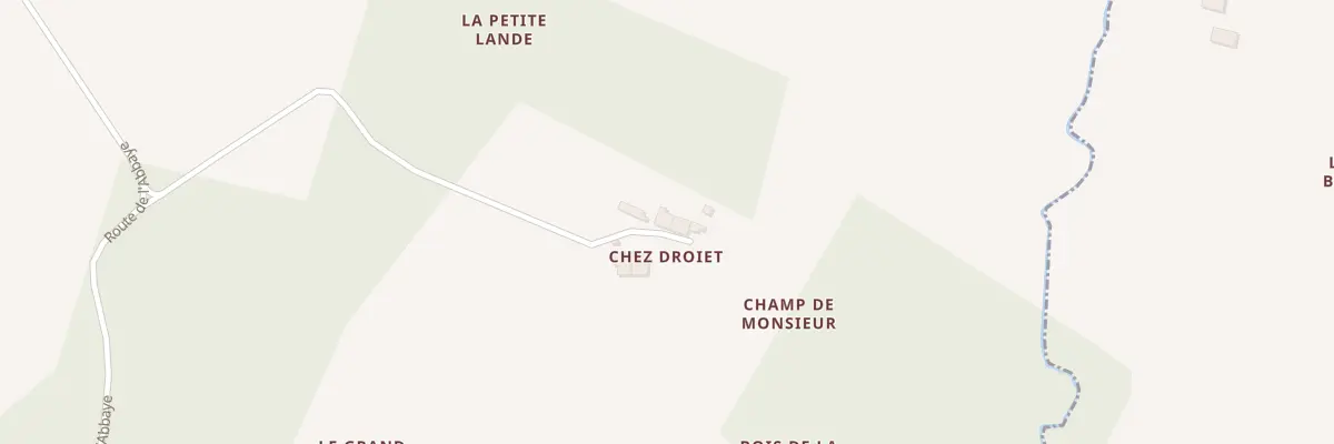 Plan du 5050 Chez Droïet à Agudelle