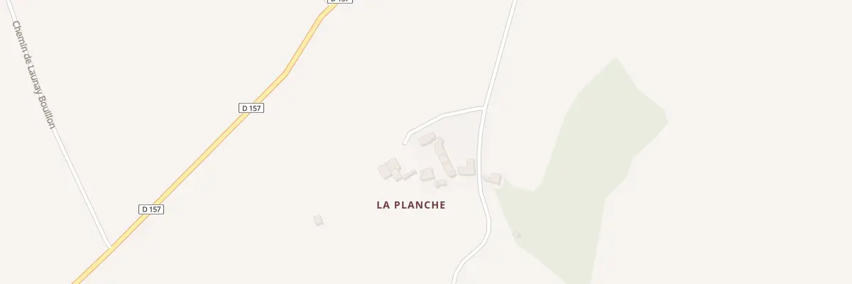 Plan du 5105 La Planche au Horps