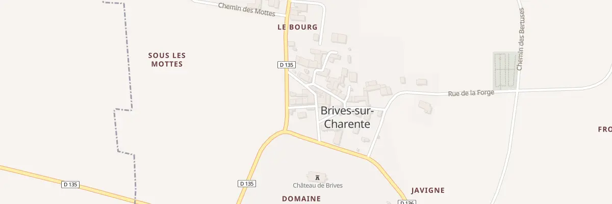 Plan du 2 Rue de l’Ancienne Poste à Brives-sur-Charente