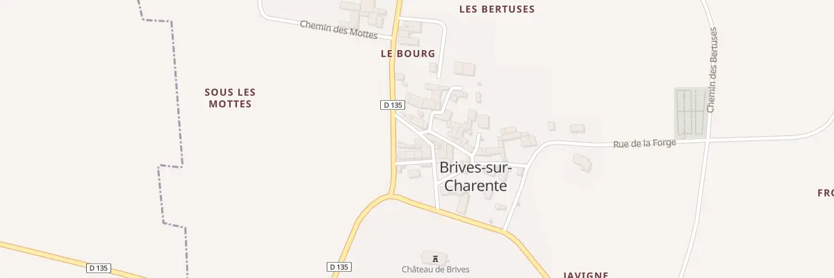 Plan du 3 Rue des Fauvettes à Brives-sur-Charente