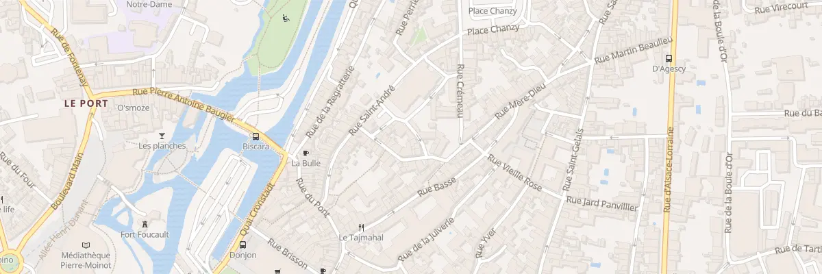 Plan du 7 Rue des Ursulines à Niort