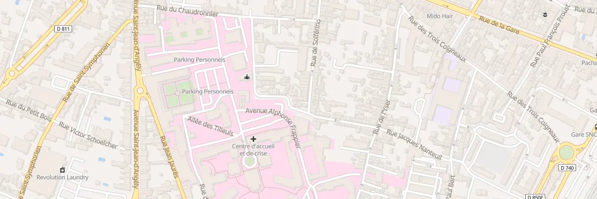 Plan du 40A Rue du Treillot à Niort