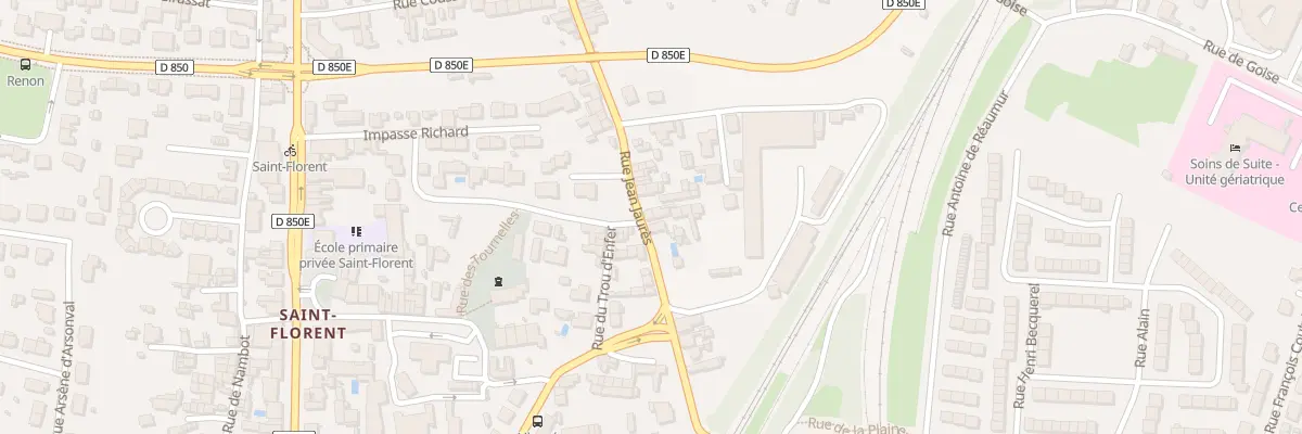 Plan du 133A Rue Jean Jaurès à Niort