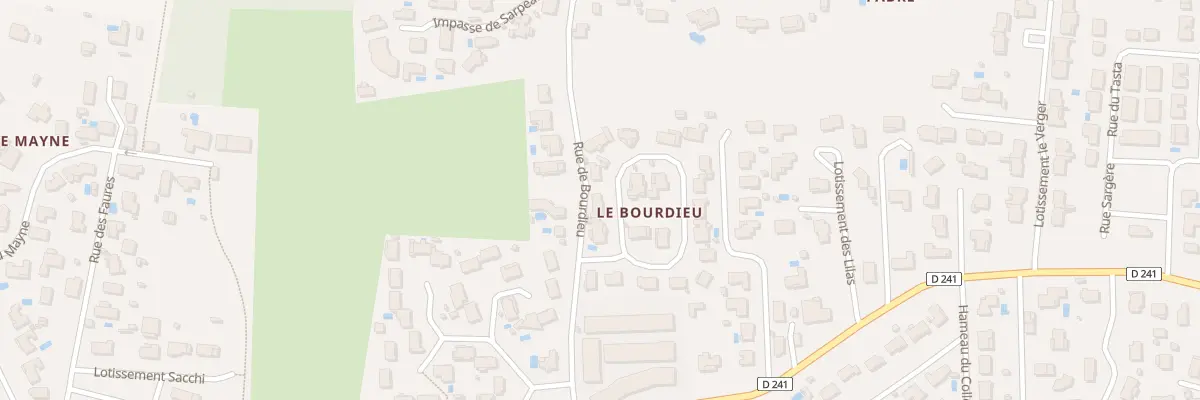 Plan du 16 Lot Hameau de Bourdieu à Tresses