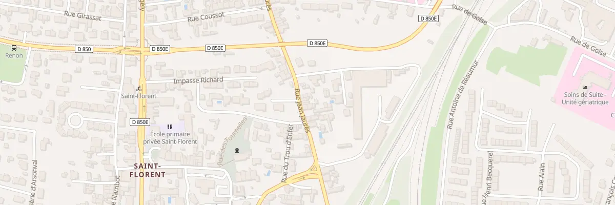 Plan du 127 Rue Jean Jaurès à Niort