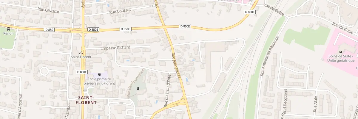 Plan du 125 Rue Jean Jaurès à Niort