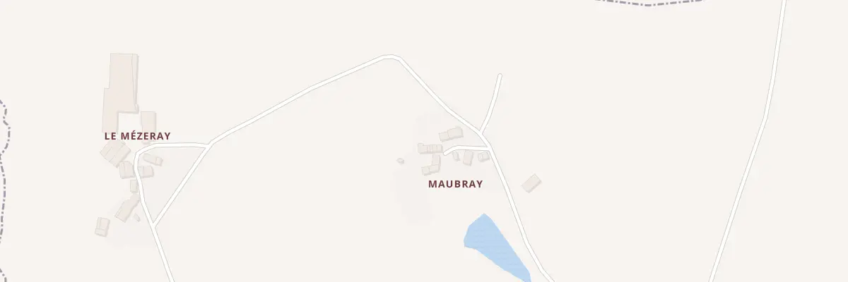 Plan du 6 Che de Maubray au Horps