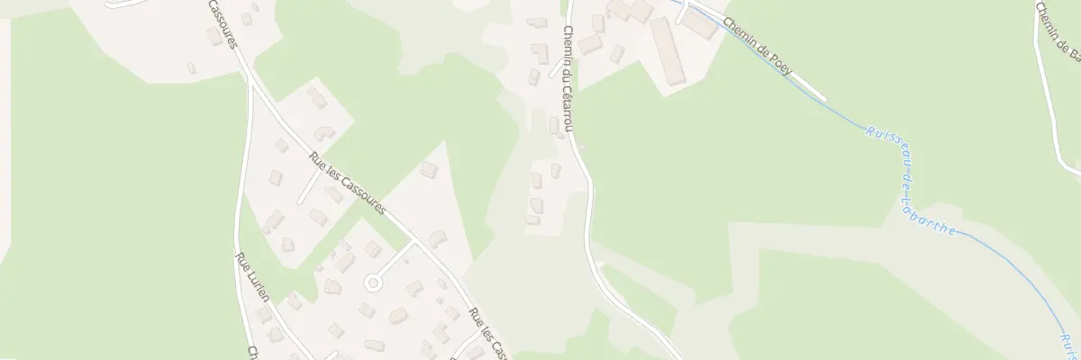 Plan du 11 Che de Cetarrou à Buzy