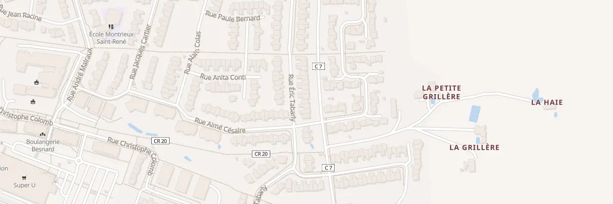 Plan du 91 Rue Eric Tabarly à Trélazé
