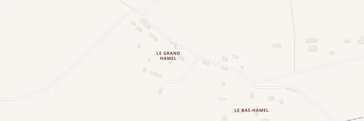Plan du 129 Le Grand Hamel à Berjou