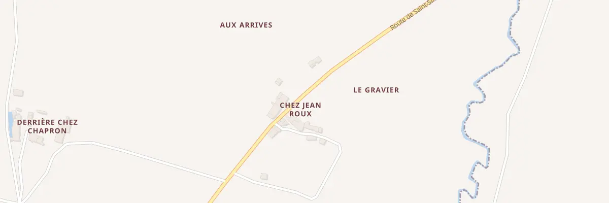 Plan du 5075 Chez Jean Roux à Agudelle