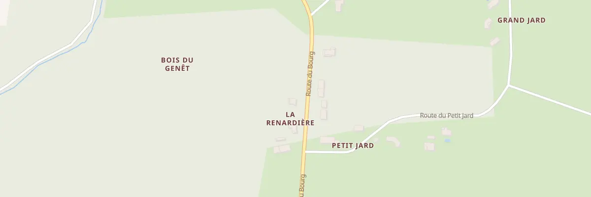 Plan du 5165 La Renardiere à Chamouillac