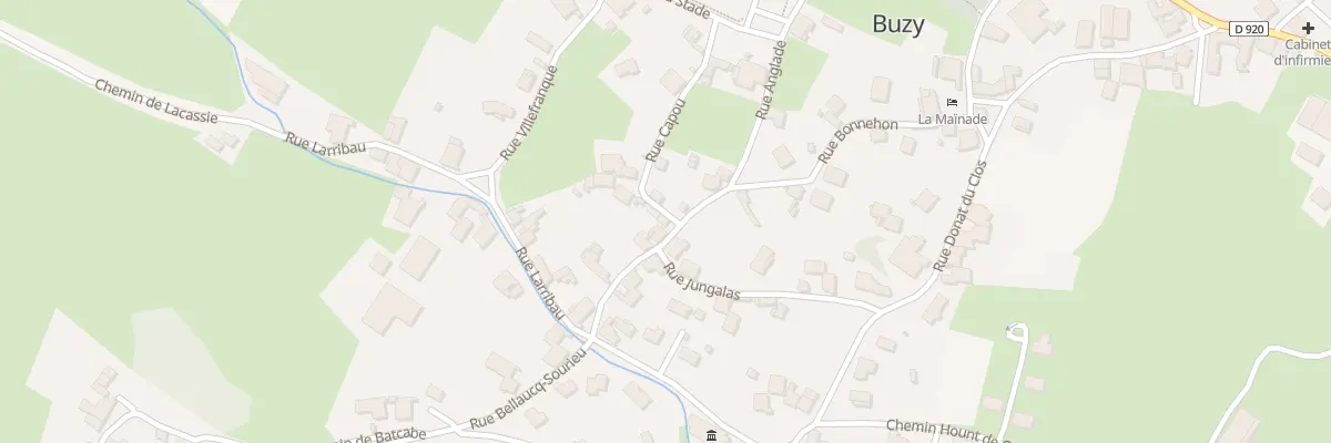 Plan du 8 Rue Anglade à Buzy