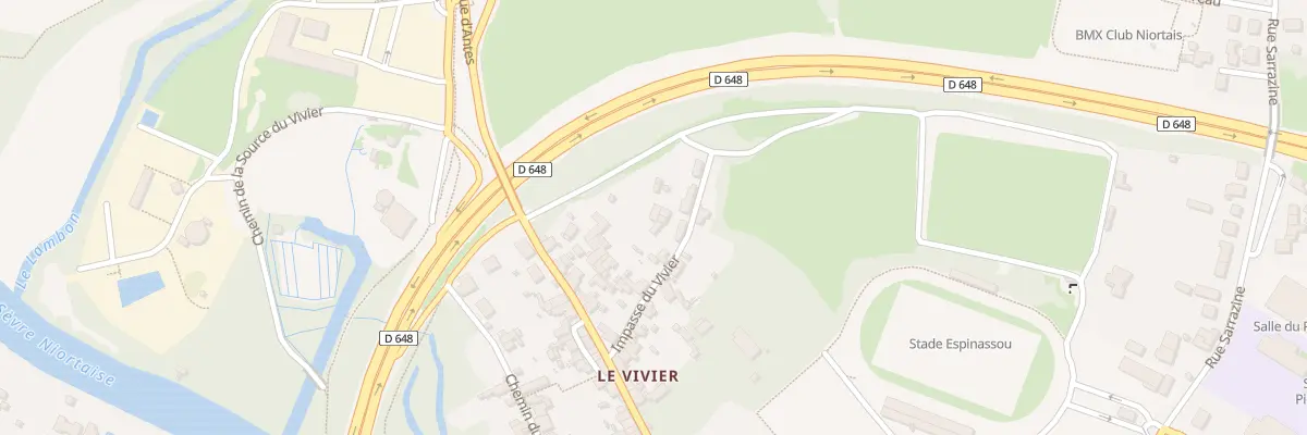 Plan du 30 Imp du Vivier à Niort