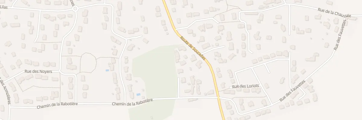 Plan du 22 Rte de Soucelles à Tiercé