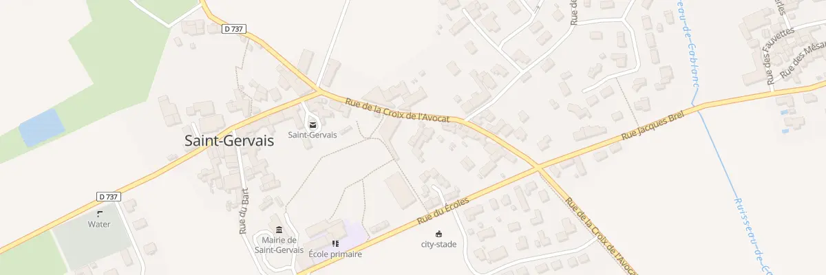 Plan du 32 Rue de la Lande à Saint-Gervais