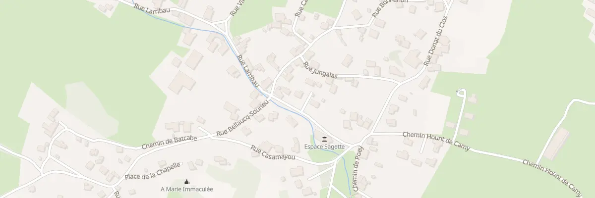 Plan du 2 Rue Larribau à Buzy
