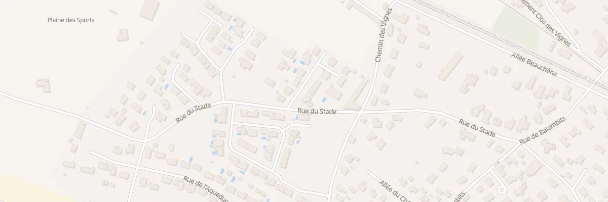 Plan du 17B Rue du Stade à Beautiran