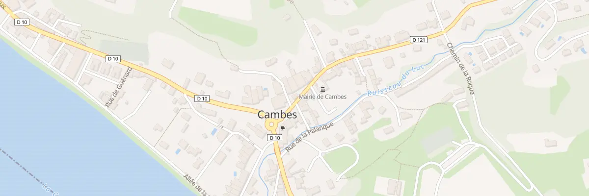 Plan du 2 Rte de Saint Caprais à Cambes