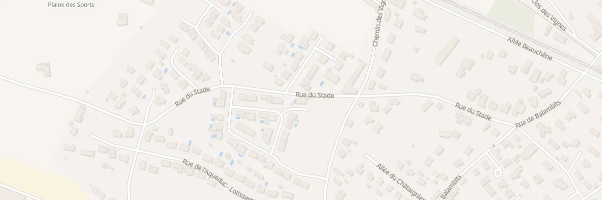 Plan du 2 Rue du Malbec à Beautiran