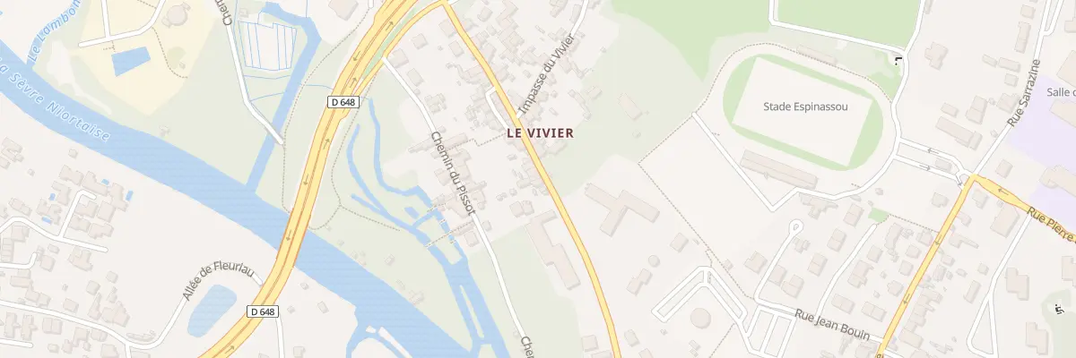 Plan du 59 Rue du Vivier à Niort