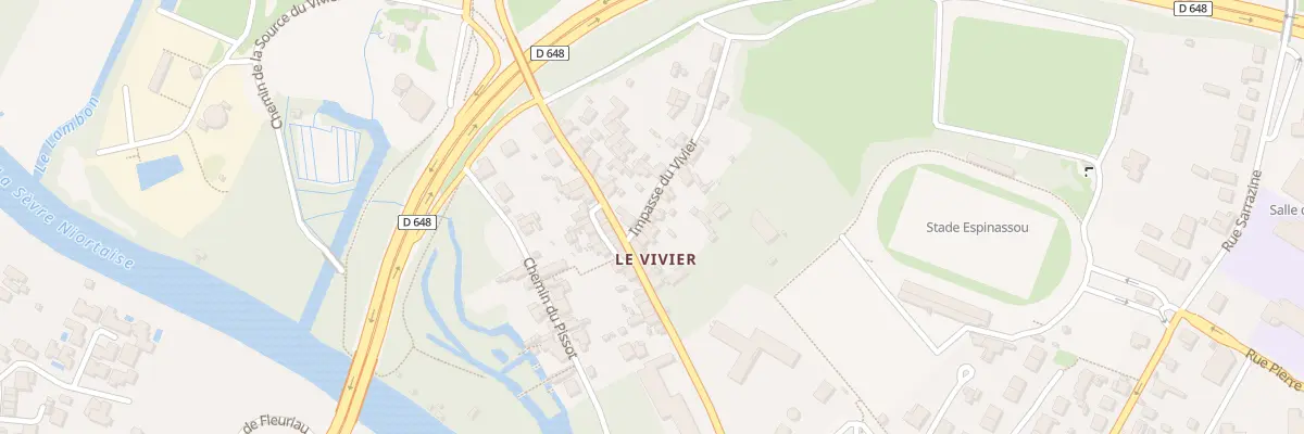 Plan du 9 Imp du Vivier à Niort