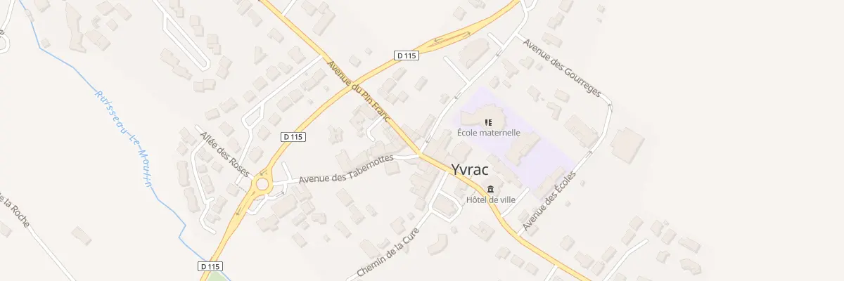 Plan du 6 Mirande à Yvrac