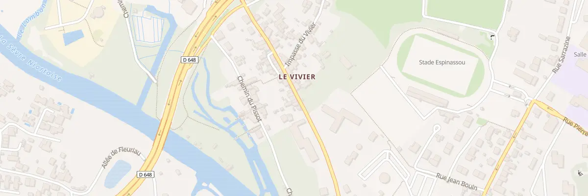 Plan du 59B Rue du Vivier à Niort