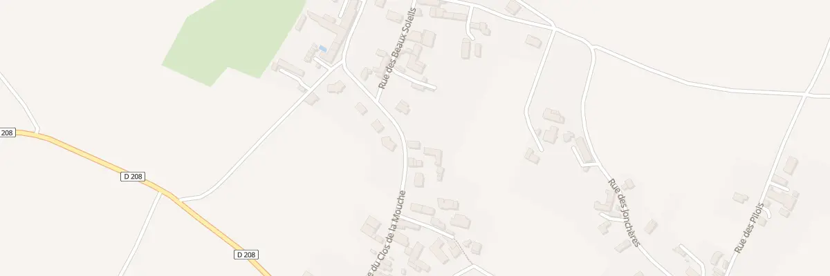 Plan du 28 Rue du Clos de la Mouche à Terranjou