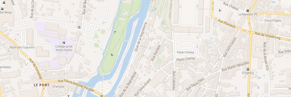 Plan du 43 Rue de la Regratterie à Niort