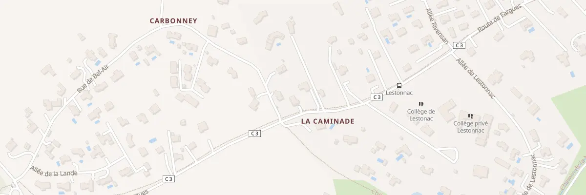 Plan du 79 Rte de Fargues à Carignan-de-Bordeaux
