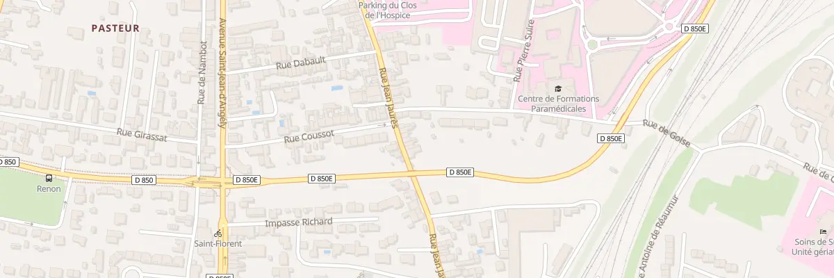 Plan du 99 Rue Jean Jaurès à Niort