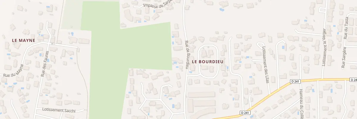 Plan du 2B Rue de Bourdieu à Tresses