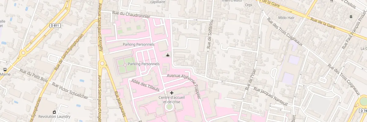 Plan du 58D Rue du Treillot à Niort