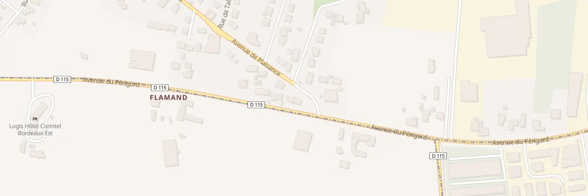 Plan du 30 Av de Plaisance à Yvrac