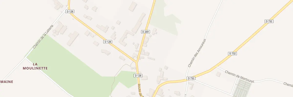 Plan du 6 Rte de Goux à Pérignac