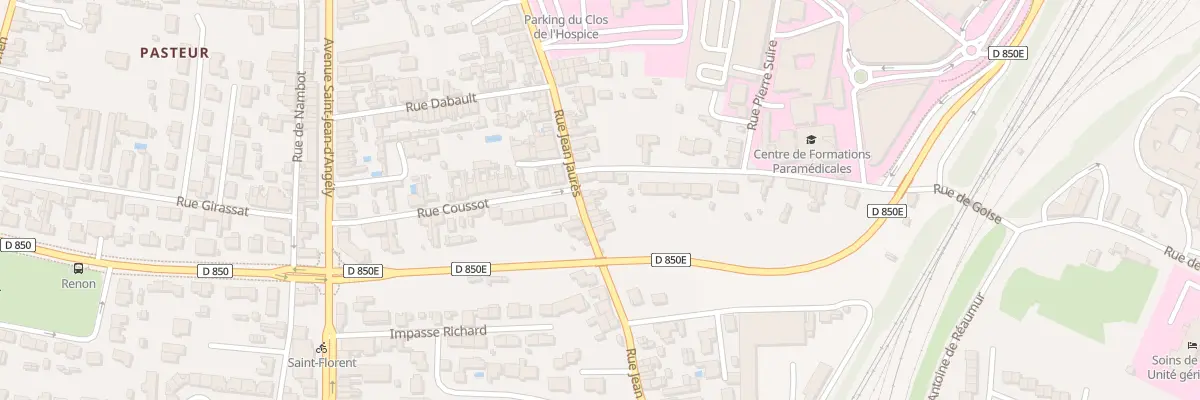 Plan du 95 Rue Jean Jaurès à Niort