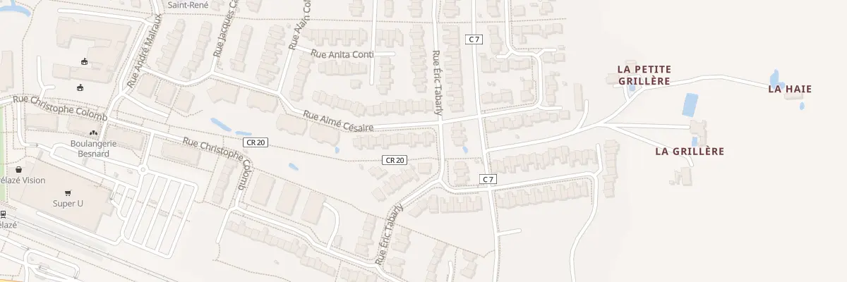 Plan du 48 Rue Aimé Césaire à Trélazé