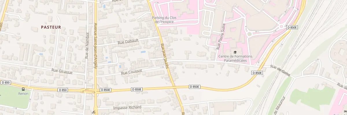 Plan du 91B Rue Jean Jaurès à Niort