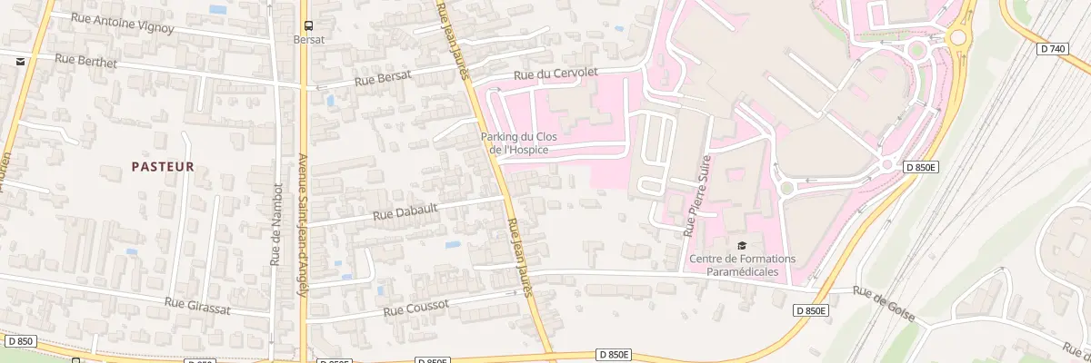 Plan du 81E Rue Jean Jaurès à Niort
