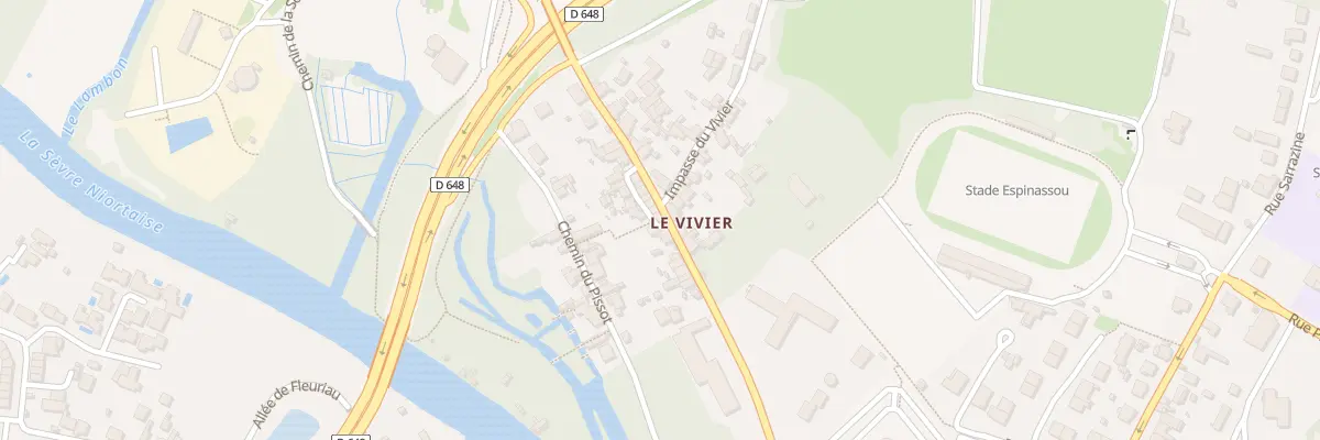 Plan du 69 Rue du Vivier à Niort