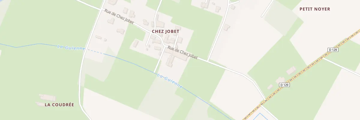 Plan du 7 Rue de Chez Jobet à Nantillé