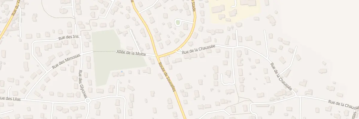 Plan du 1 Rue de la Chaussée à Tiercé