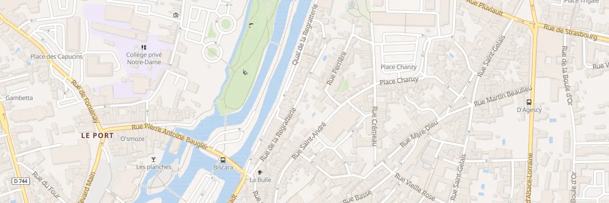 Plan du 38 Rue de la Regratterie à Niort