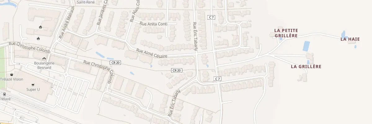 Plan du 46 Rue Aimé Césaire à Trélazé