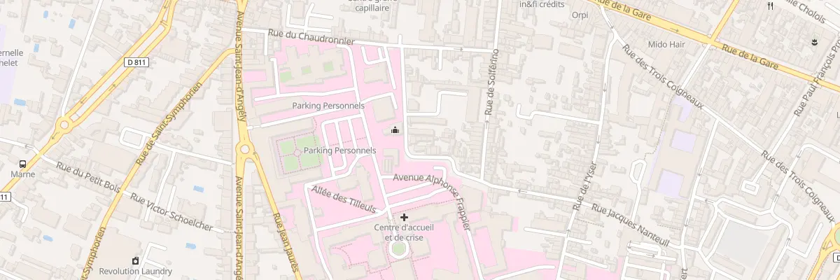Plan du 58B Rue du Treillot à Niort