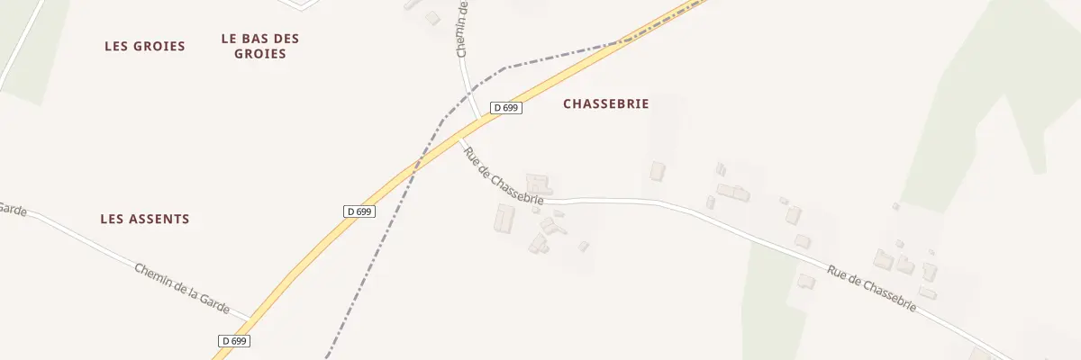 Plan du 50 Rue de Chassebrie à Saint-Simon-de-Bordes