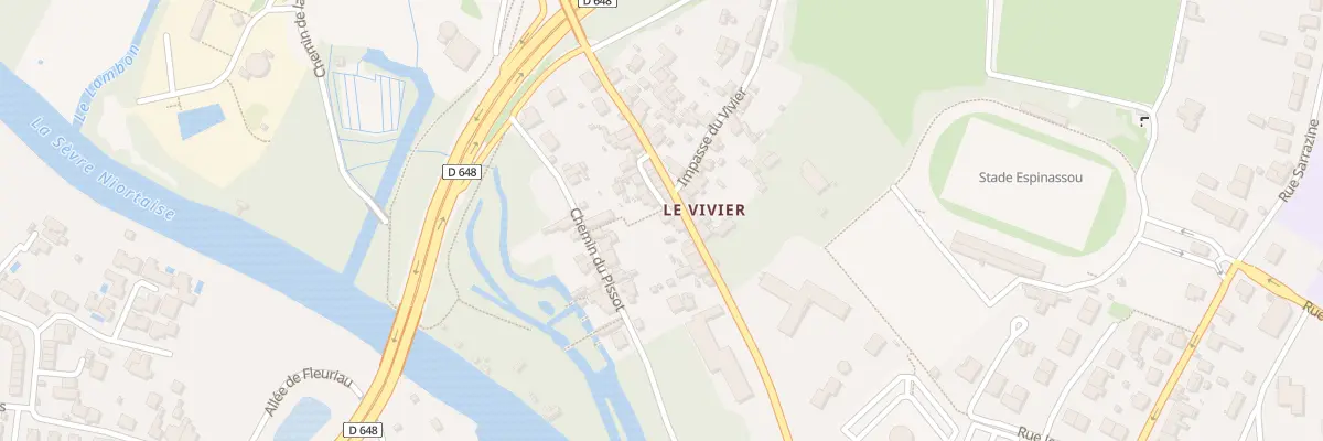 Plan du 67 Rue du Vivier à Niort